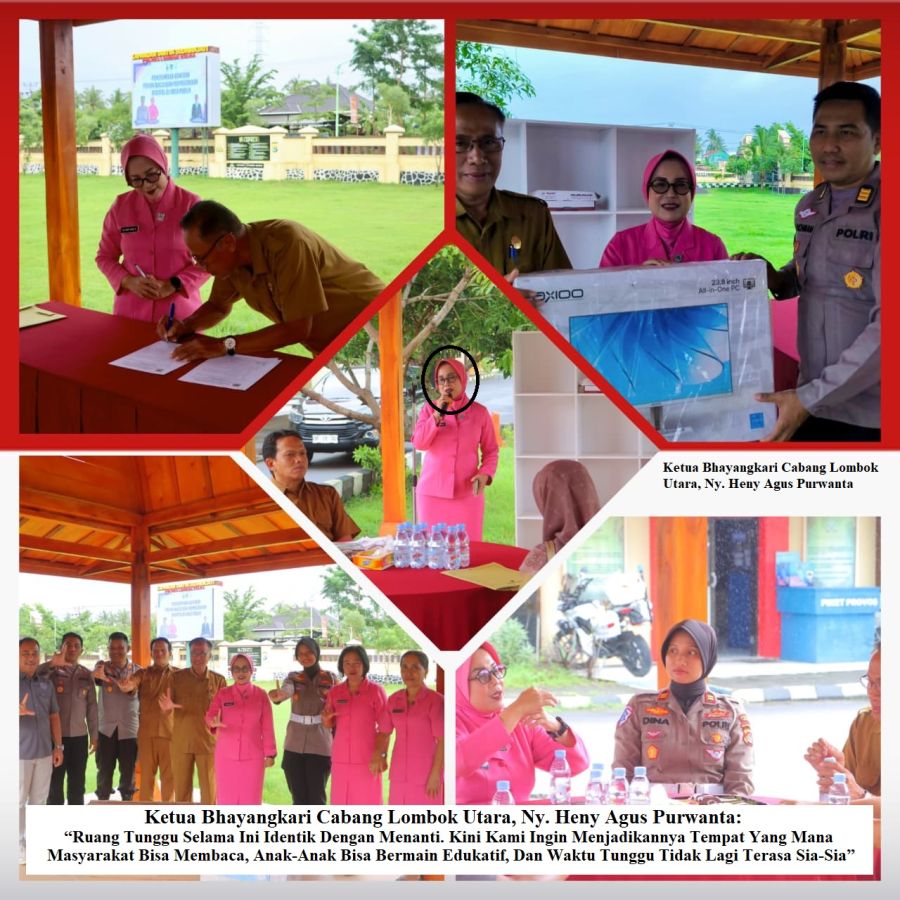 Nggak Bakalan Bosan! Ruang Tunggu SIM dan SKCK Polres Lombok Utara Jadi Ruang Literasi & Edukatif