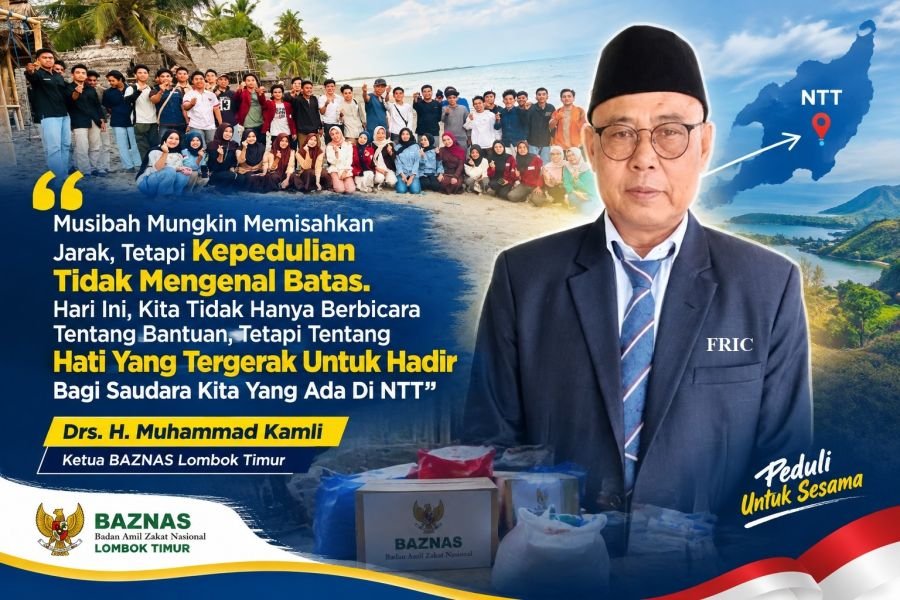 NTT Dilanda Musibah, BAZNAS Lotim dan Aliansi Peduli NTT Bergerak Satukan Kepedulian