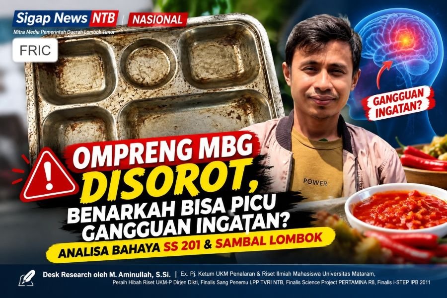 Ompreng MBG Disorot, Benarkah Bisa Picu Gangguan Ingatan? Analisa Bahaya SS 201 & Sambal Lombok