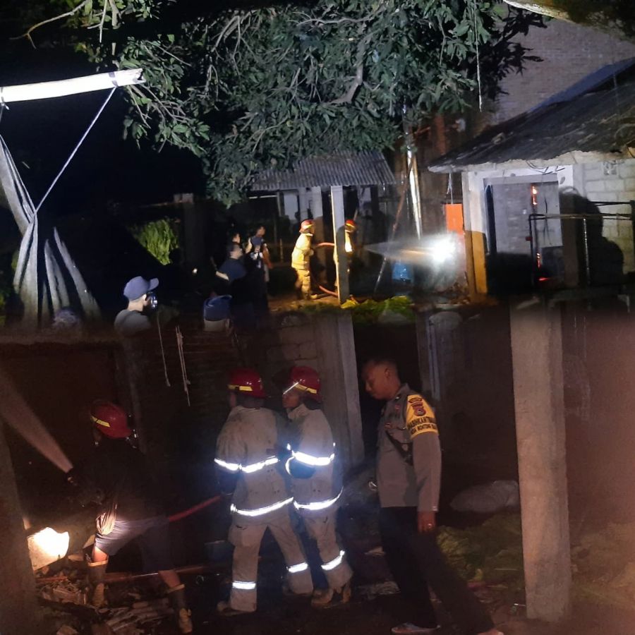 Oven Tembakau Milik Petani Makmun di Pijot Terbakar: 5 Ton Tembakau Ludes, Kerugian Capai Rp 60 Juta