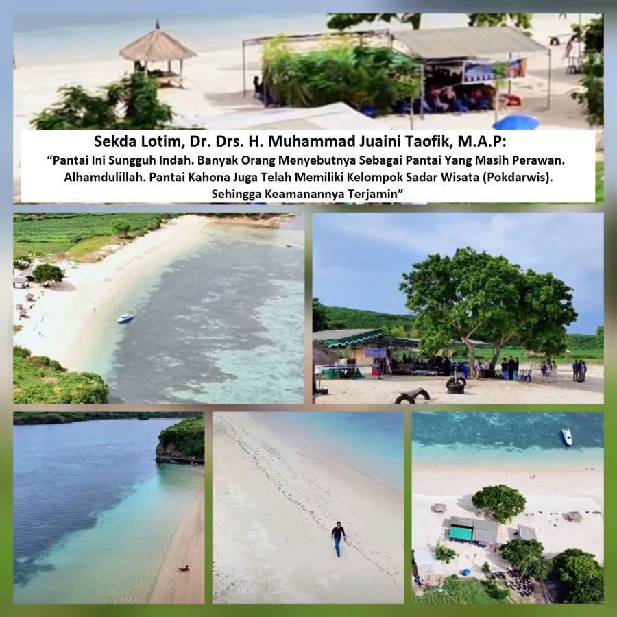 Pantai Kahona Dilaunching Sekda Lotim: “Angin Segar” Blue Ecotourism yang Nyaman dan Aman