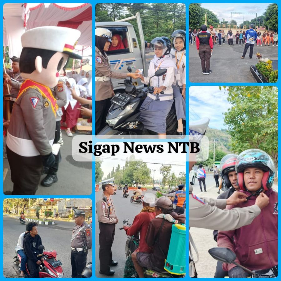 Pantauan Etika Berkendara: Ditlantas Polda NTB Tegakkan Kamseltibcar Lantas di 10 Polres Jajaran