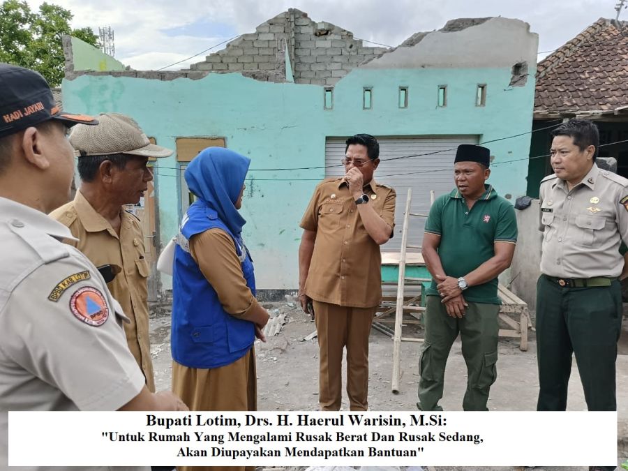 Pasca Puting Beliung Desa Menceh, H. Iron Instruksikan Pendataan Cepat & Perbaikan Rumah Warga