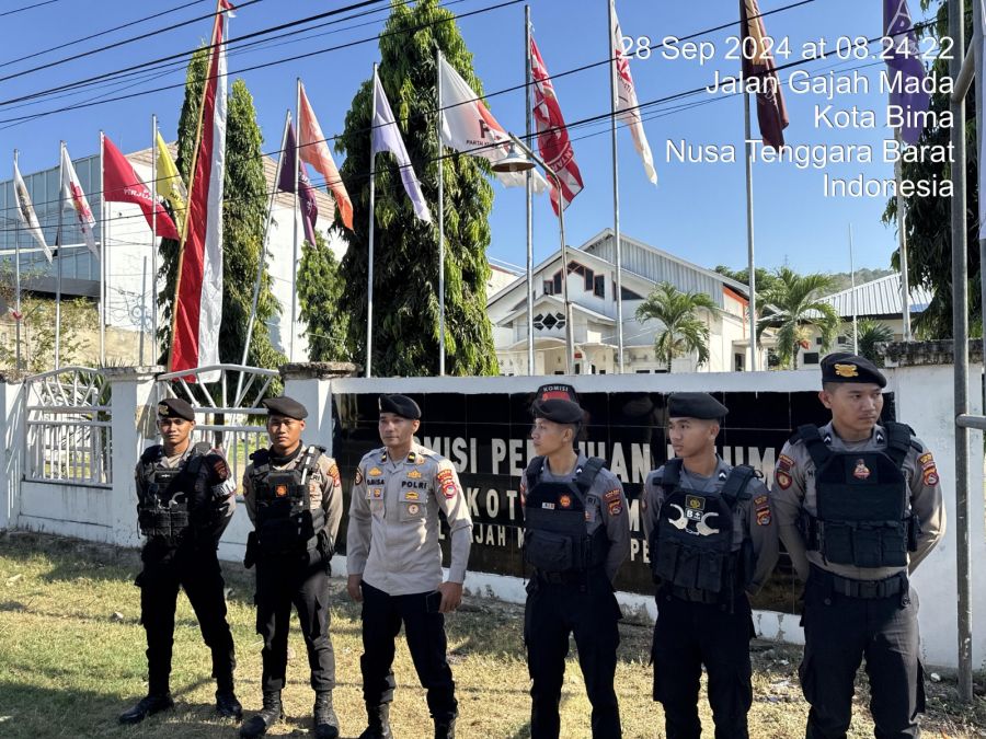 Patroli Dialogis Satsamapta Polres Bima Kota Tingkatkan Keamanan Jelang Pemilukada 2024