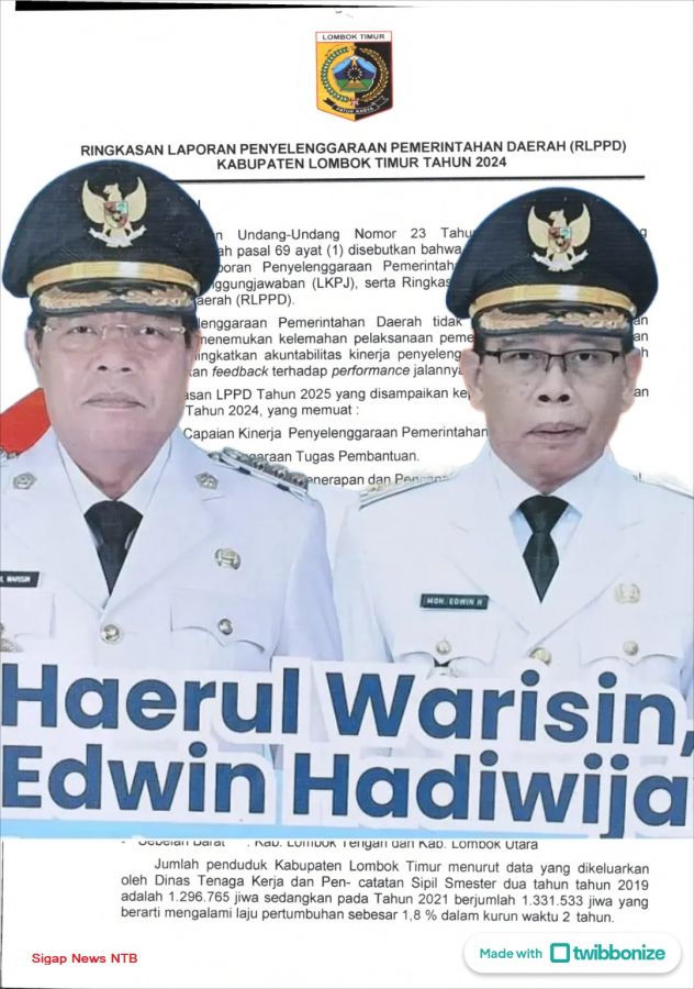 Pemkab Lotim Sajikan Ringkasan LPPD 2025: Mosaik Keberhasilan 2024 yang Fantastis dan Inspiratif