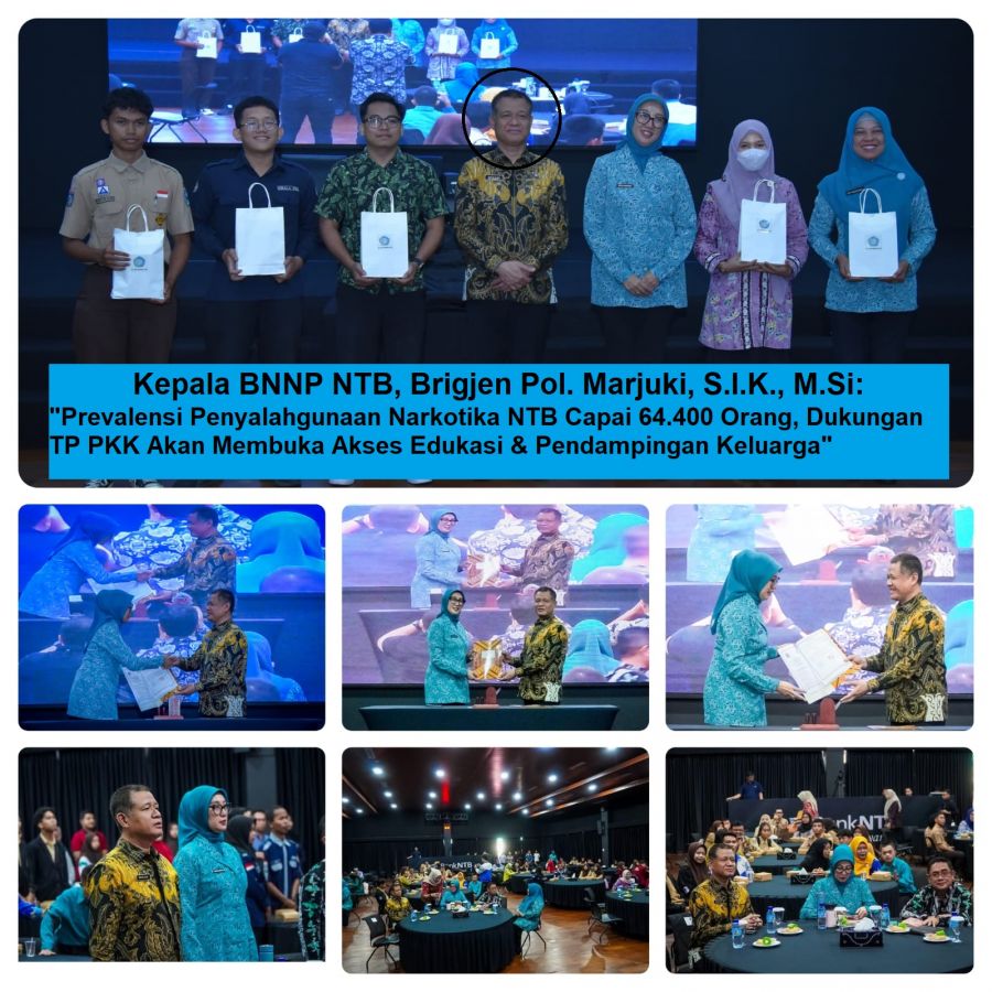 Penandatanganan Perjanjian Kerjasama BNNP NTB & TP PKK Provinsi NTB: Sinergi Mewujudkan NTB Bersinar