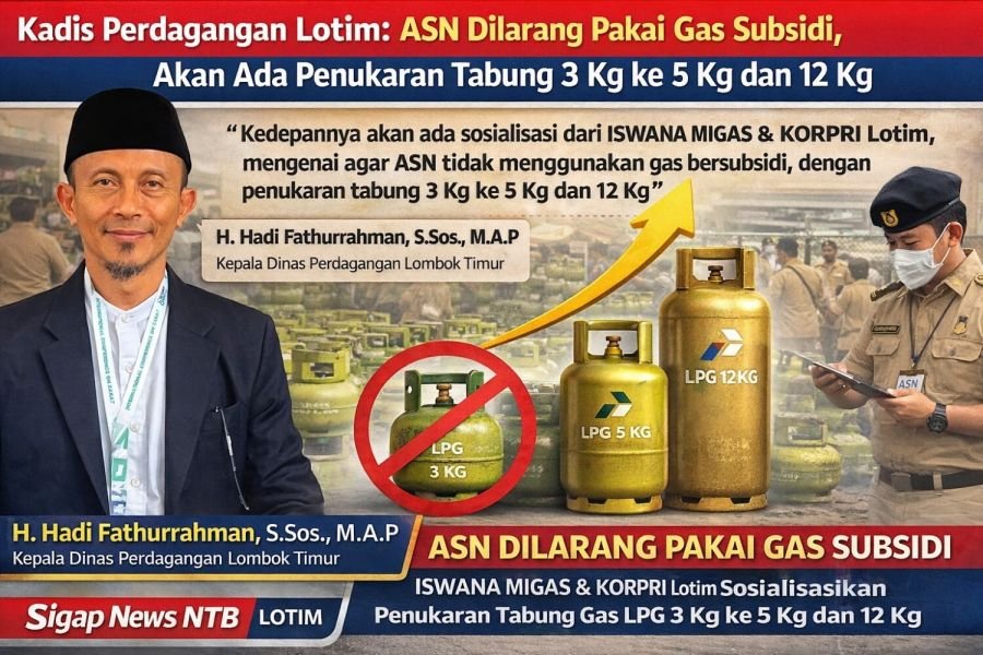 Pengecer Gas Melon di Wanasaba Ungkap Stok Aman, Walau Harga Naik! Disdag Lotim Akan Cari Solusi