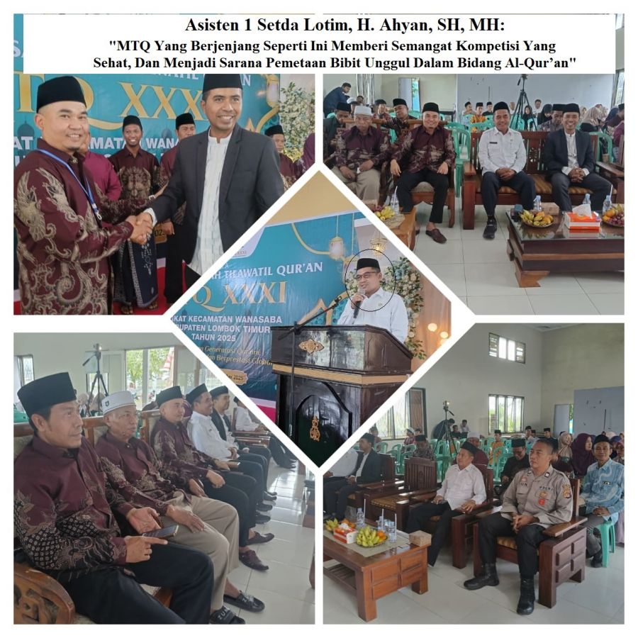 Penuh Khidmat! Acara Pembukaan Seleksi MTQ XXXI Tingkat Kecamatan Wanasaba 2025 Resmi Dimulai