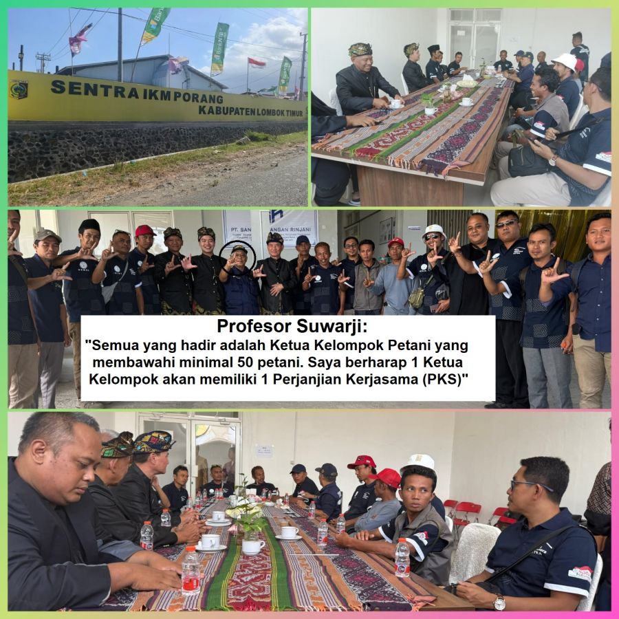 Pertemuan Perdana BGL & IKM: Prof. Suwarji Tegaskan Harapan Petani Porang, SPR Jamin Serap Produksi