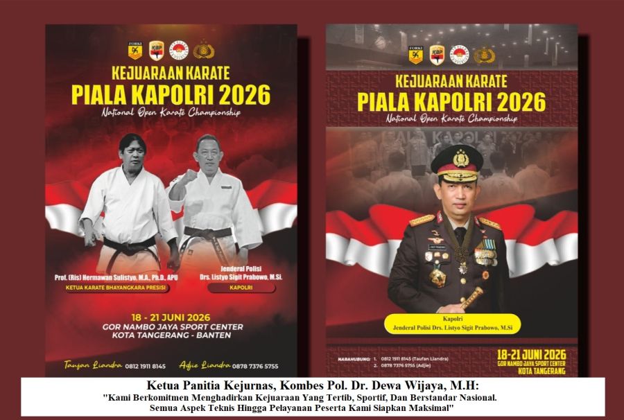 Piala Kapolri 2026: Tatami GOR Nambo Siap Cetak Juara Baru, Yang Masuk Kurasi PUSPRESNAS