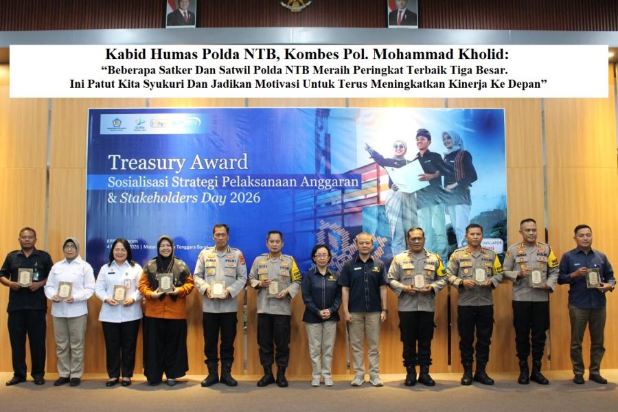 Polda NTB Borong Penghargaan Kinerja Anggaran 2025, Bukti Tata Kelola Keuangan Presisi & Akuntabel