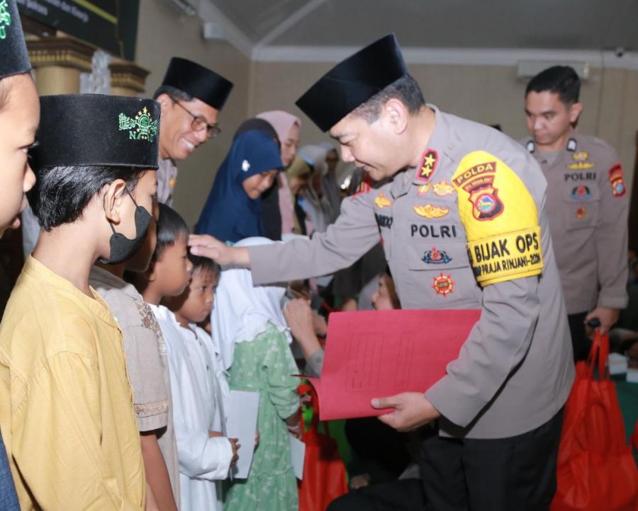 Polda NTB Gelar Peringatan Maulid Nabi & Santunan Anak Yatim: Meneladani Akhlaq Rasulullah