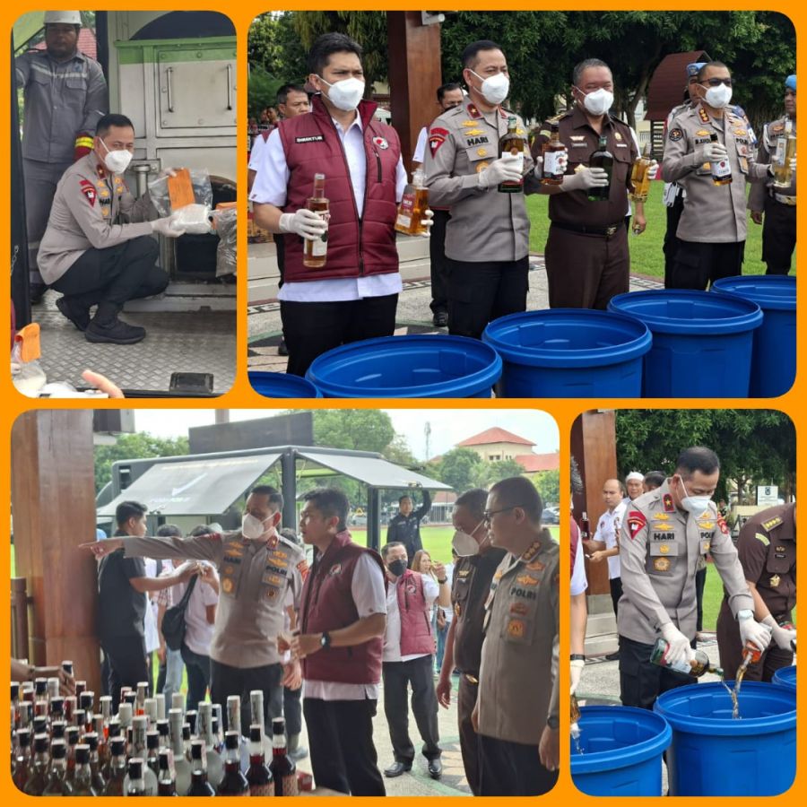 Polda NTB Gempur Narkoba dan Miras: Musnahkan Hampir 3 Kg Sabu, Ratusan Gram Ganja, dan Ribuan Botol