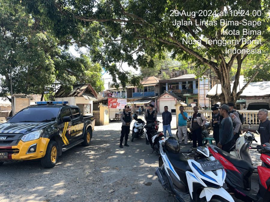 Polres Bima Kota Intensifkan Patroli Verifikasi Pilkada 2024: Jaga Kamtibmas untuk Pilkada Kondusif