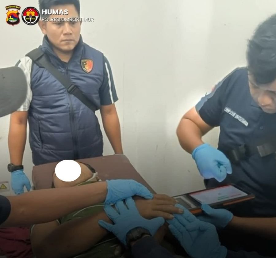 Polres Lotim Pastikan Pria yang Ditemukan di Pinggir Jalan Pringgabaya, Bukan Korban Begal