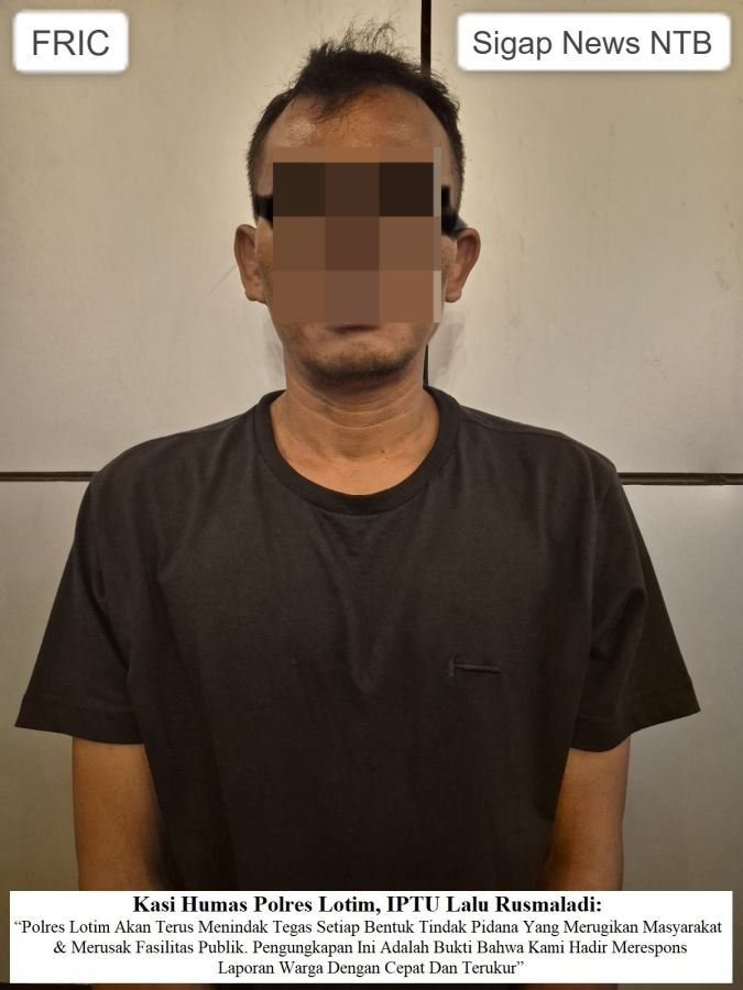 Polsek Sambelia & Opsnal Reskrim Polres Lotim Ungkap Kasus Pencurian Battery Tower, 3 Orang Ditahan!