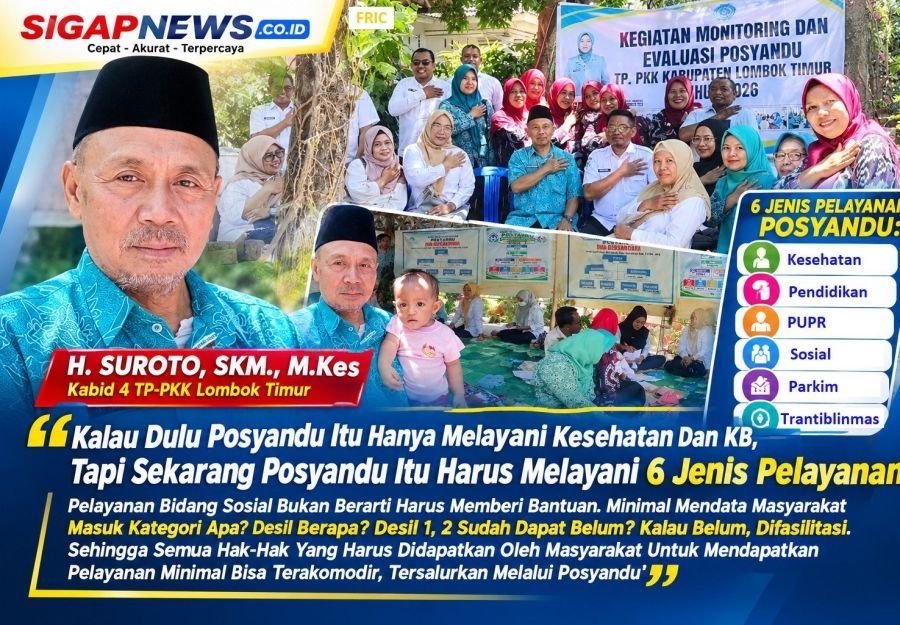 Posyandu SMART di Lombok Timur: 6 Layanan Jadi Pintu Masuk Keluhan Warga, Kini Ubah Desil-pun Bisa