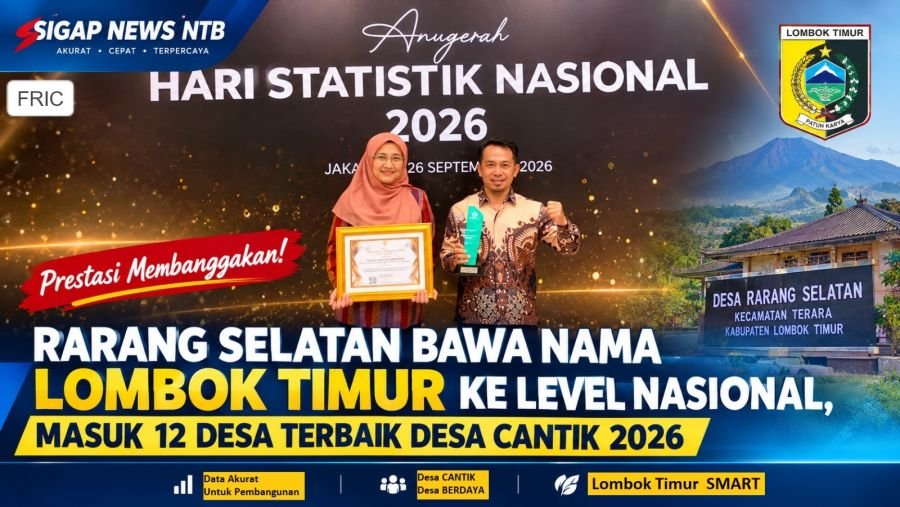 Rarang Selatan Bawa Nama Lombok Timur ke Level Nasional, Masuk 12 Desa Terbaik Desa Cantik 2026