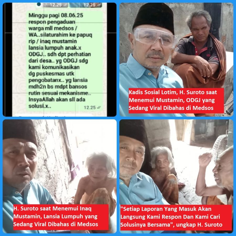 Respon Cepat & Hati Hangat: Aksi Kilat H. Suroto Tangani Lansia Lumpuh dan ODGJ di Desa Songak