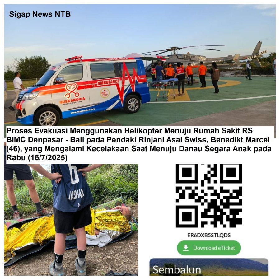Rinjani Kembali Disorot: Pendaki Asal Swiss Terjatuh, Pemda Lotim Dorong Reformasi Sistem Pendakian