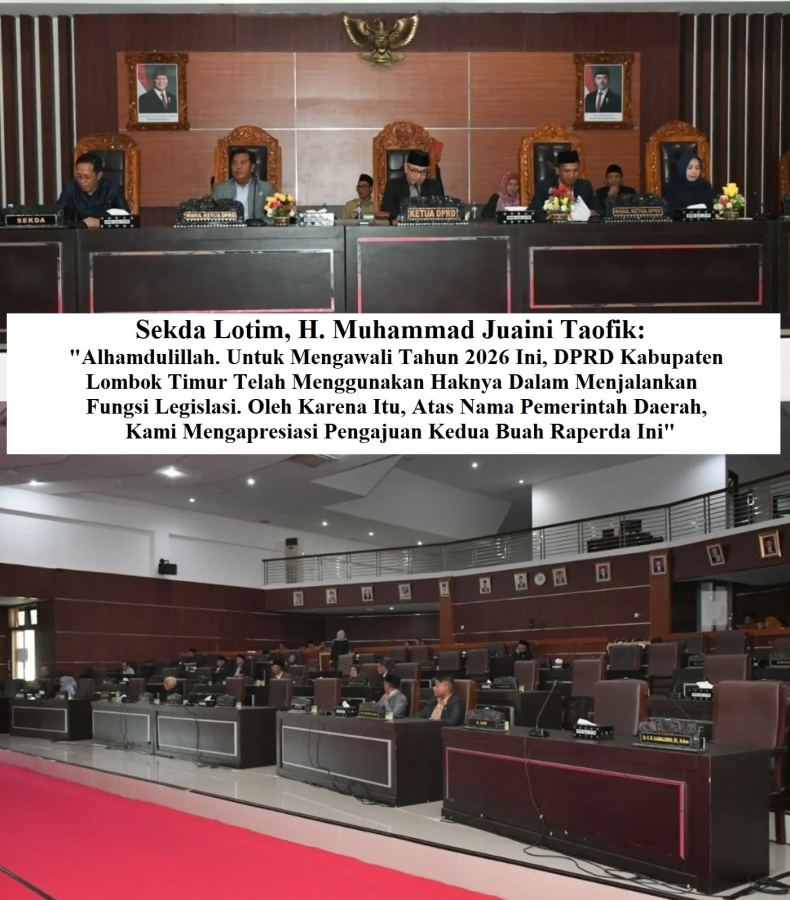 Sekda Hadiri Rapat Paripurna DPRD: Dua Raperda Strategis Dibawa ke Meja Eksekutif