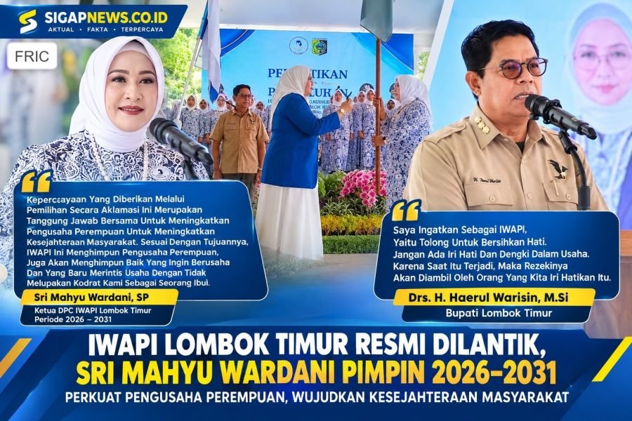 Sri Mahyu Wardani Nahkodai IWAPI Lotim, Bupati HW: Pengusaha Harus Jadi Mitra Strategis Pemerintah