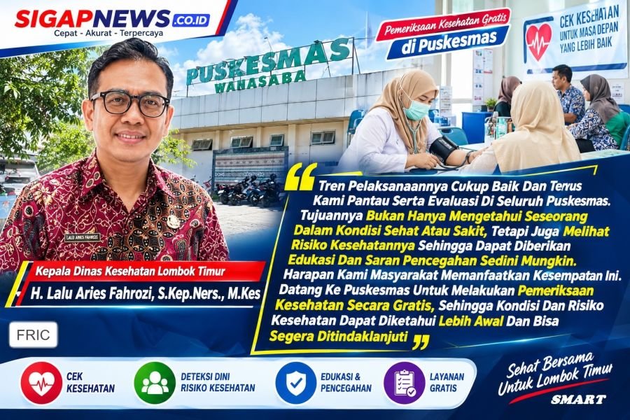 Strategi Kadis Kesehatan Lotim Sukses Raih 40% PKG, Targetkan 46% hingga Desember 2026