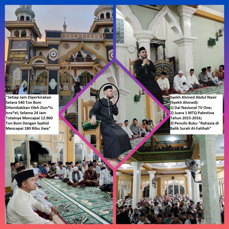 Syekh Ahmed Gelar Safari Dakwah Peduli Palestina di 20 Titik Lotim, Kelurahan Denggen Jadi Sorotan