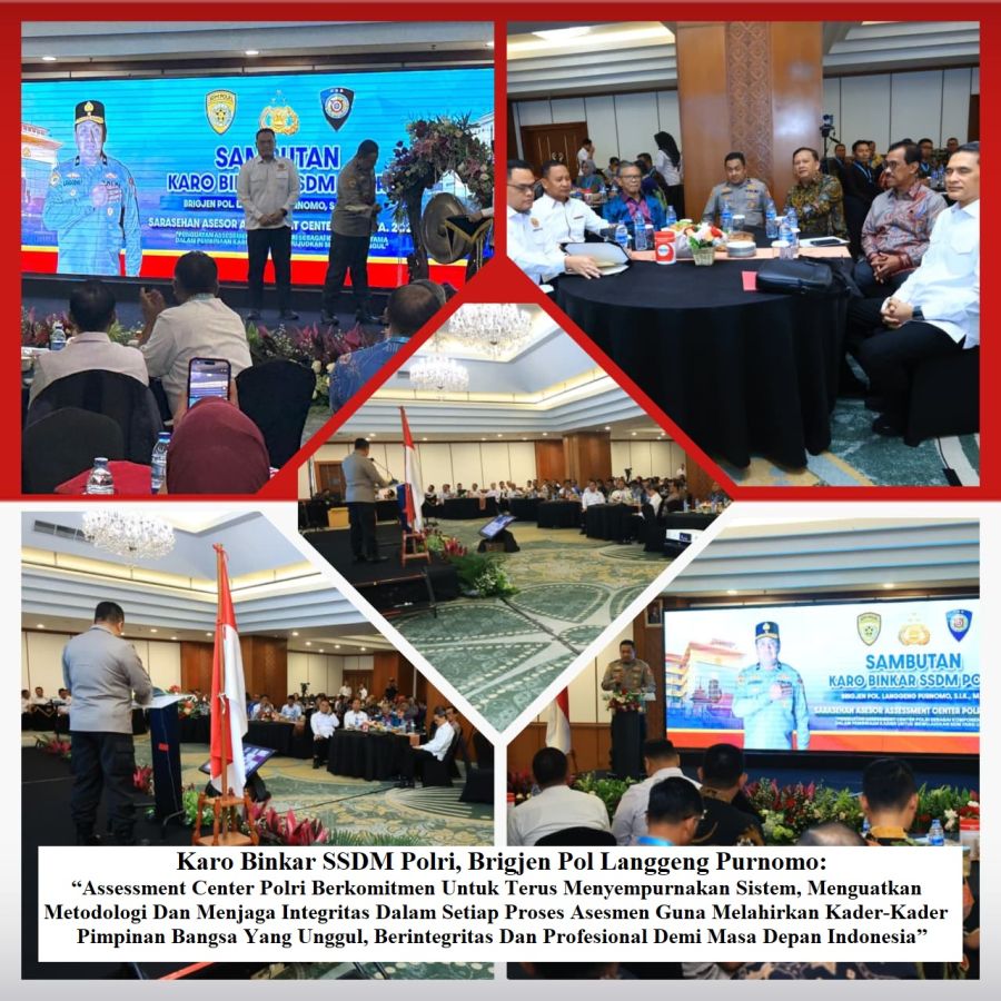 Tata Kelola Personel Yang Transparan & Akuntabel: Polri Konsolidasikan Asesor Assessment Center