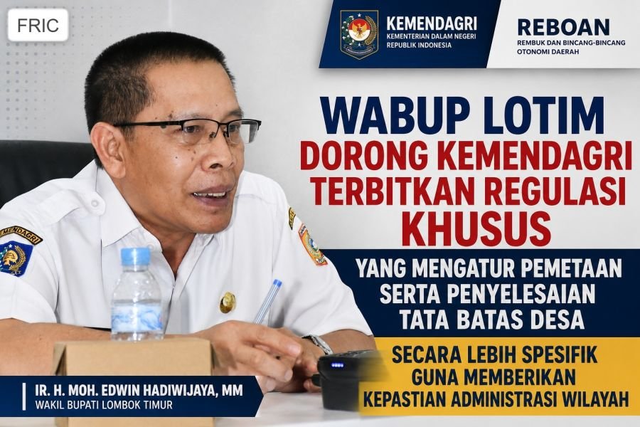Wabup Lotim Sampaikan Sejumlah Isu Strategis kepada Kemendagri dalam Forum Reboan Otonomi Daerah