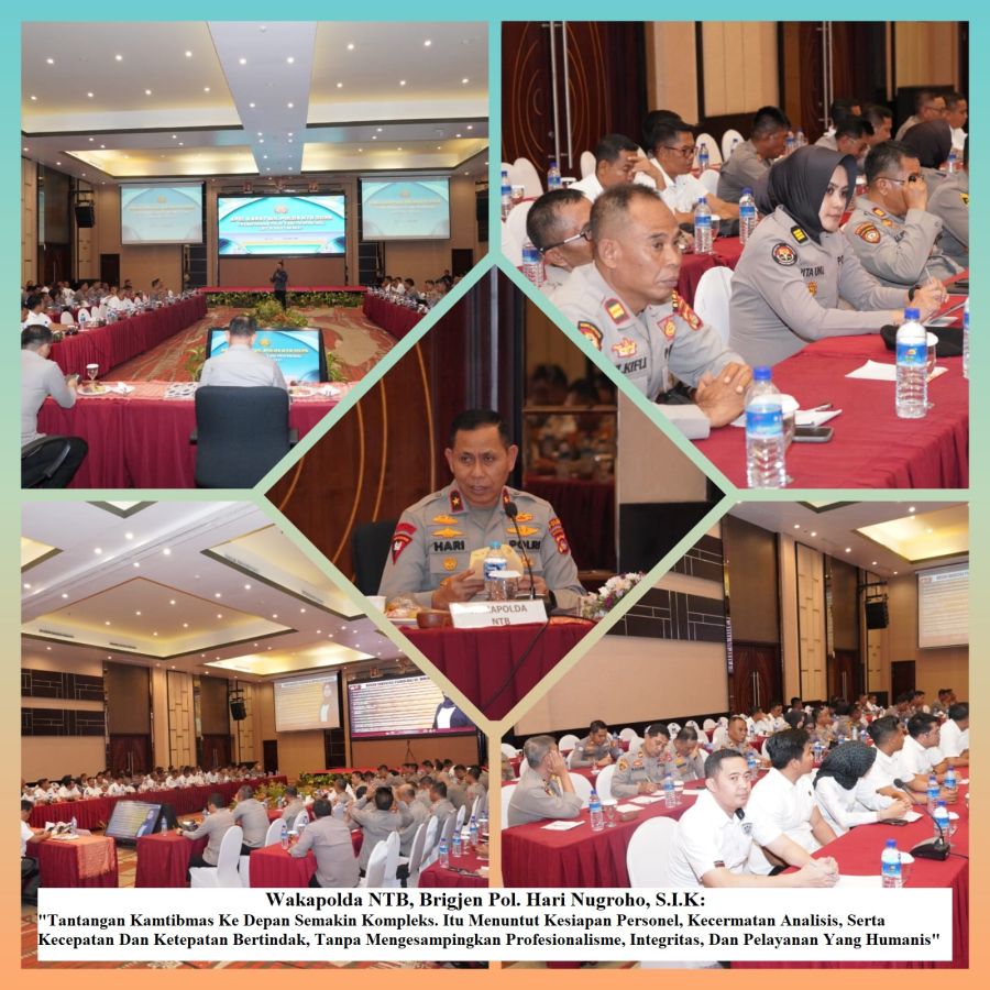 Wakapolda NTB Pimpin Apel Kasatwil 2025: Tekankan Soliditas, Profesionalisme, dan Pelayanan Digital