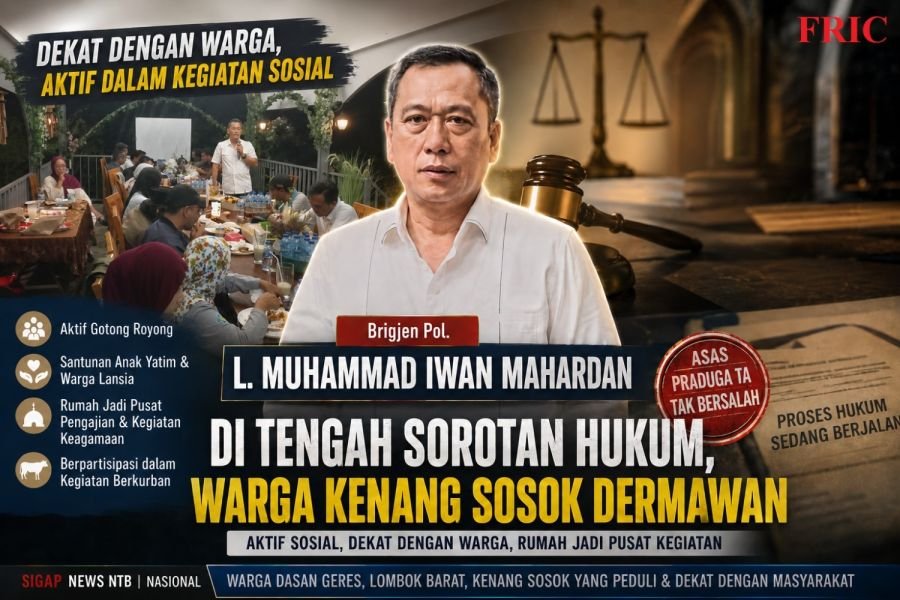 Warga Dasan Geres Kenang Jiwa Sosial Brigjen Pol. Lalu Iwan di Tengah Proses Hukum